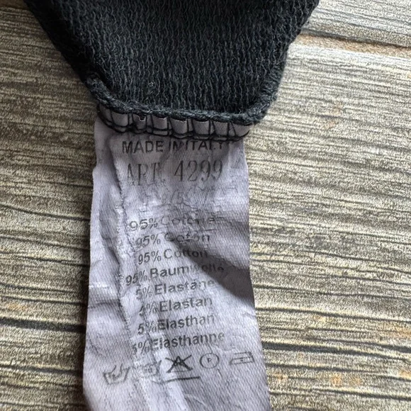 Black Sequin Peace Sign Long Sleeve Top - Picture 6 of 8